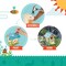 Build A Bird Bungalow - DIY Kid Art Craft Outdoor Birdhouse Kit, House Painting Kit for Kids, Hardware Glue Included- 4 Paints, 1 Brush, 7 Wooden Pcs, Chain For Tree Hanging Age 5+